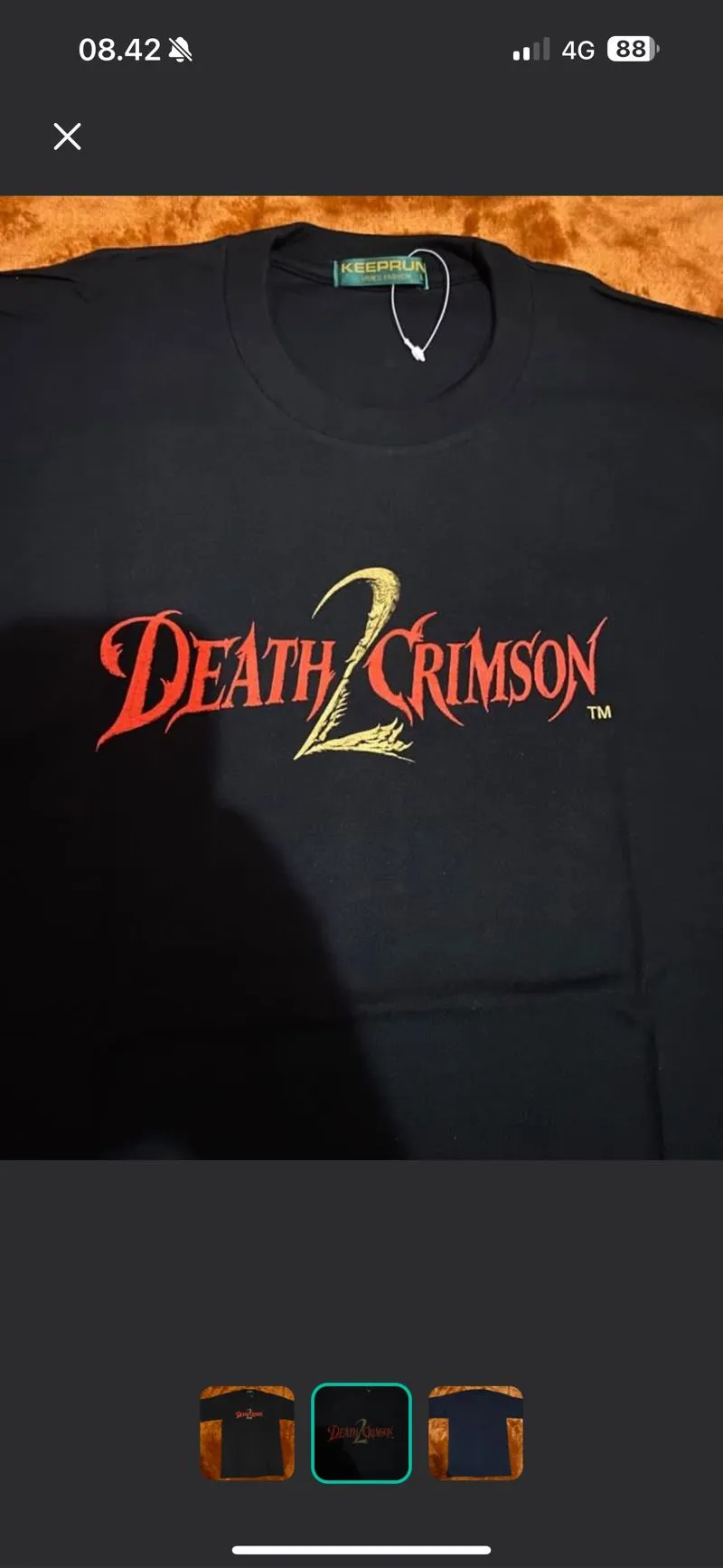 Vintage Late 90s Death 2 Crimson / PromoTee Games / Sega Nao photo 1