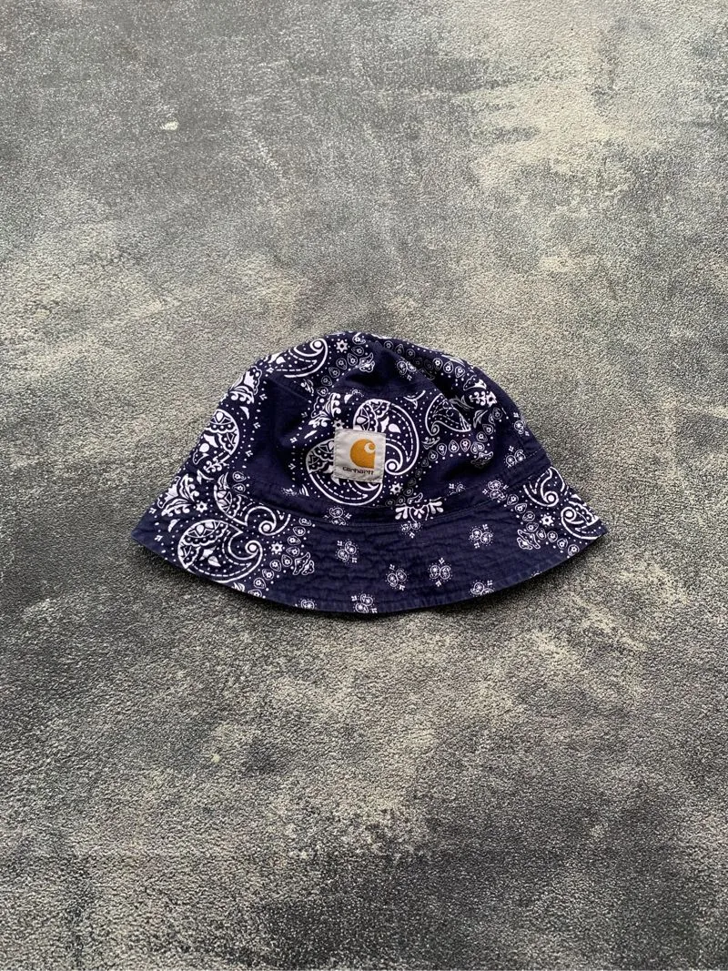Carhartt wip bandana reversible bucket hat - Preloved