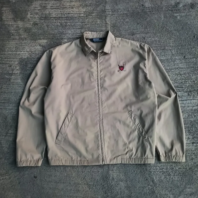 Polo Ralph Lauren Vintage Denim jacket Pria khaki photo 1