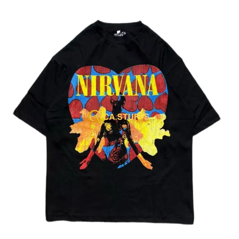 Kaos Band Merch Pull Bear Nirvana (Unisex) NETT PRICE