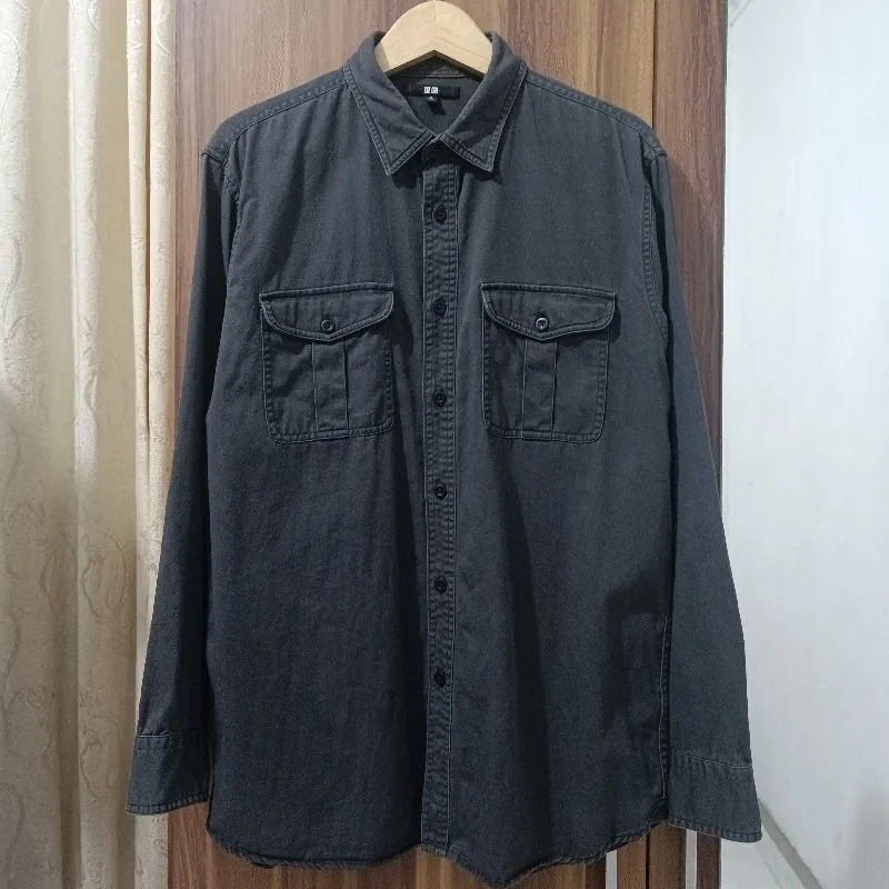 Kemeja Workshirt Uniqlo photo 1