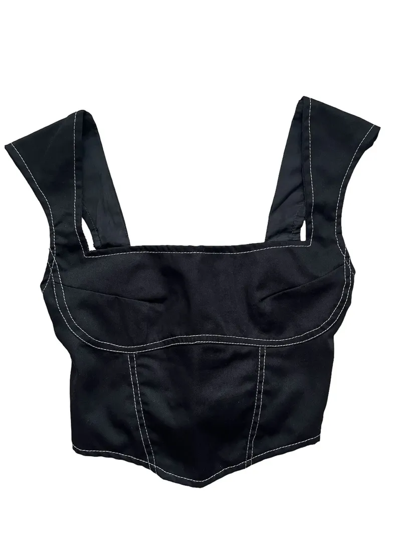 Streetwear Corset Wanita black photo 1
