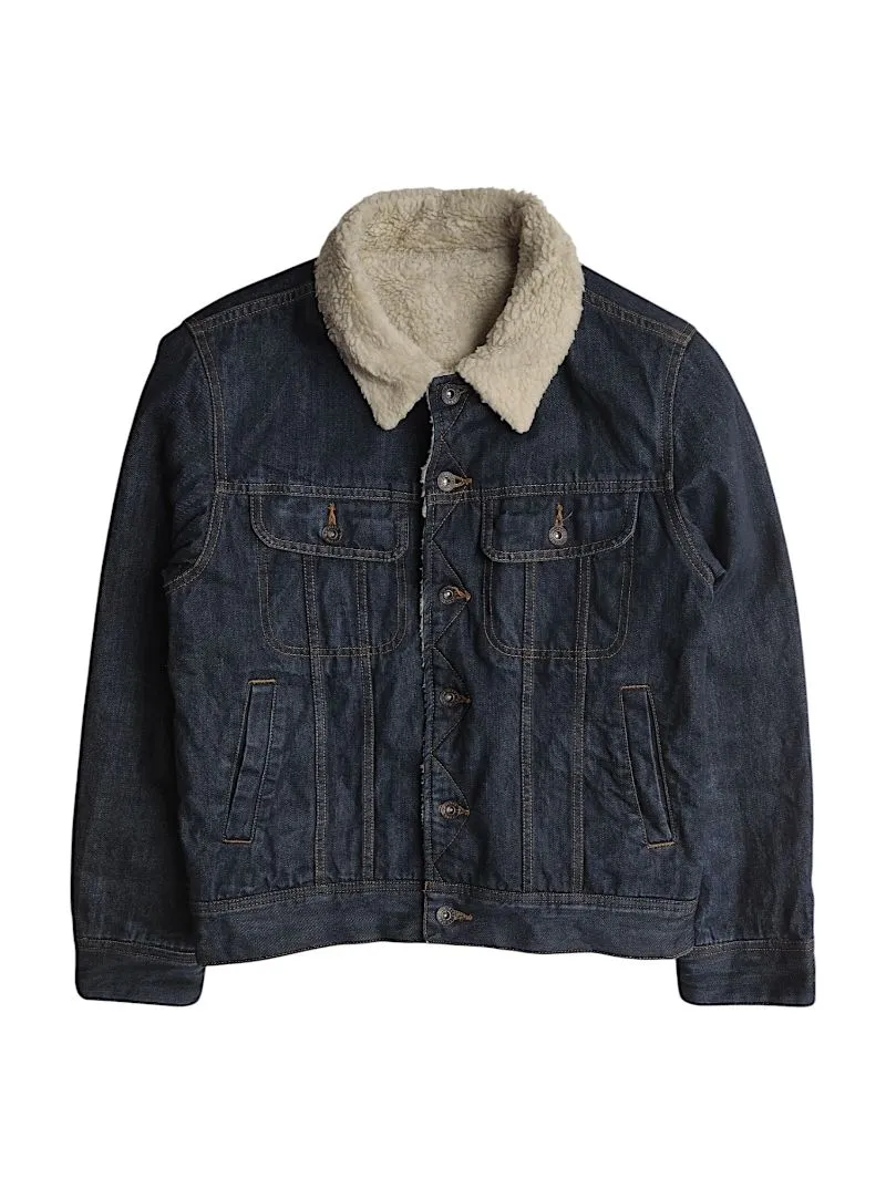 GU Streetwear Denim jacket Pria navy photo 1