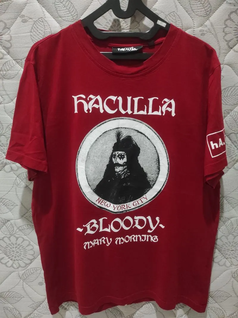 Vintage T-shirt Pria red photo 1