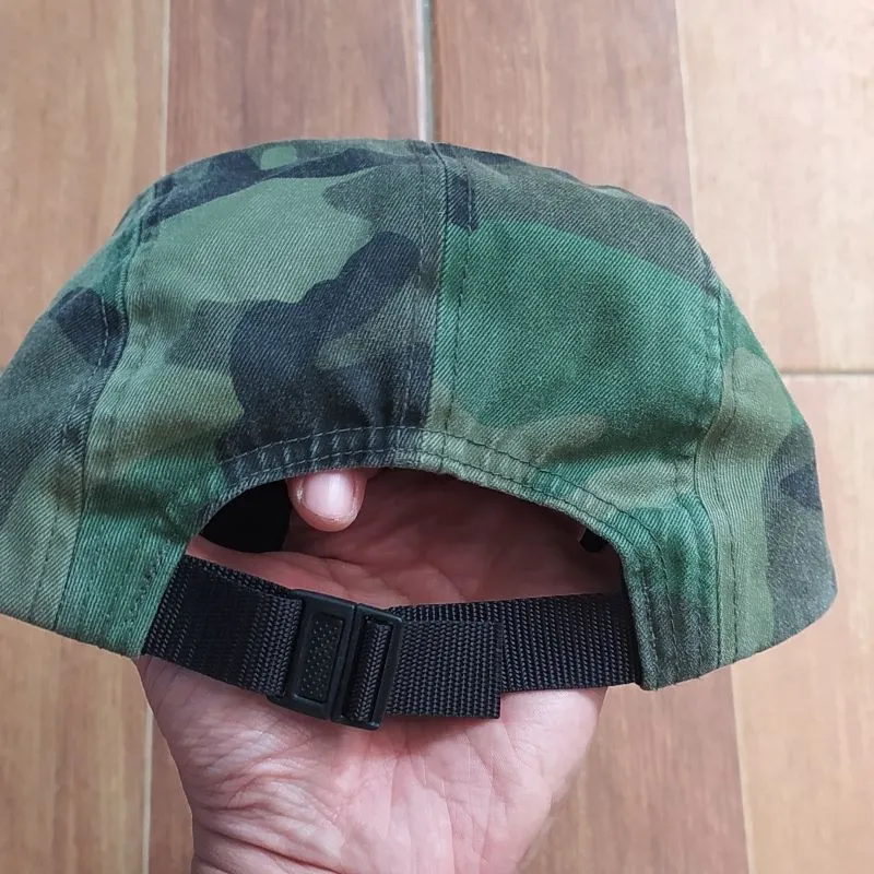 Camo Cuff Camo Champion Beanie Topi Supreme Camo Panel Zipper Usa