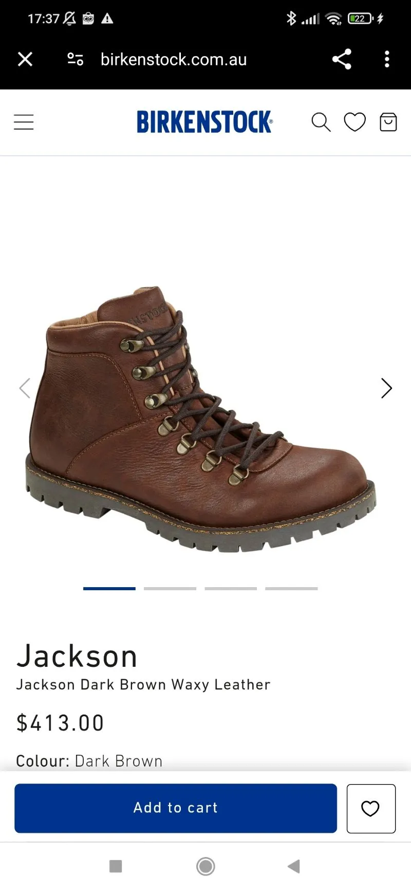 Birkenstock Casual Boots Pria brown Preloved