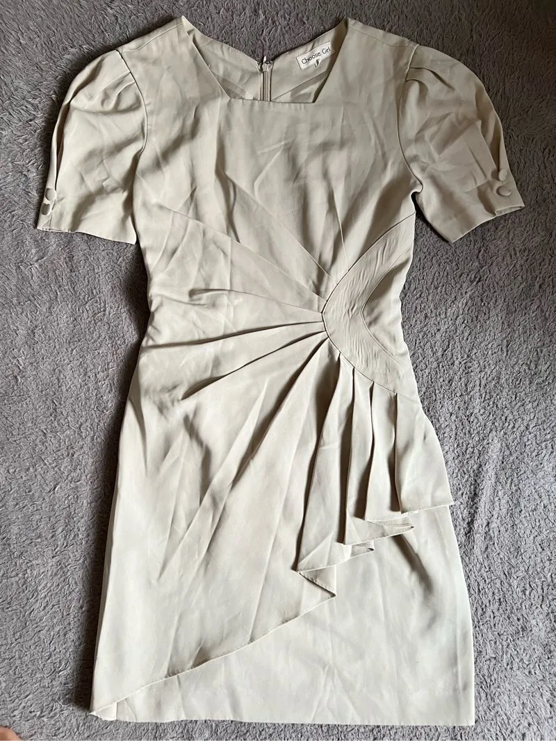 Midi dress grey photo 1