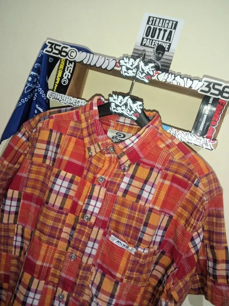 KEMEJA BOXY PIKO VINTAGE not fubu,kani,seanjohn photo 1