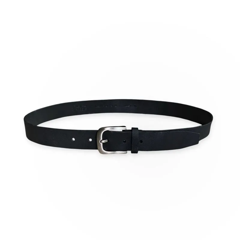 Musinsa Standard sapiano faux leather belt black sabuk photo 1