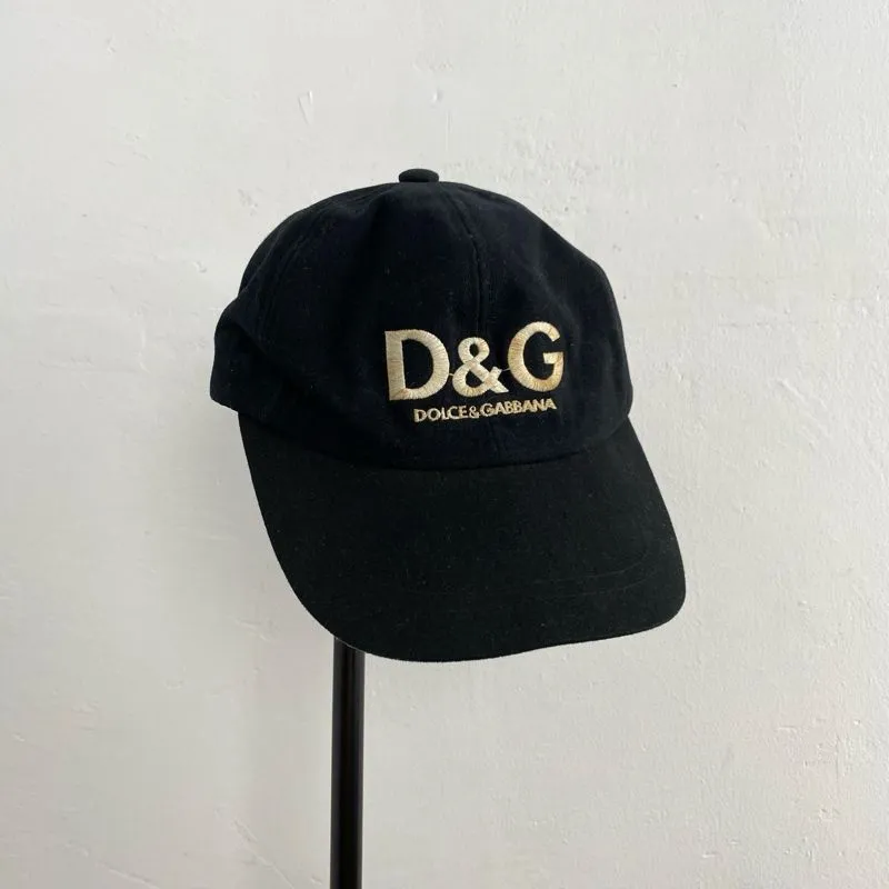 Dolce & Gabbana Vintage Y2K Hat Pria black photo 1