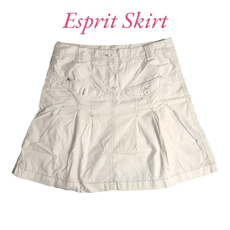 Espirit White Skirt (low rise) Wear photo 1