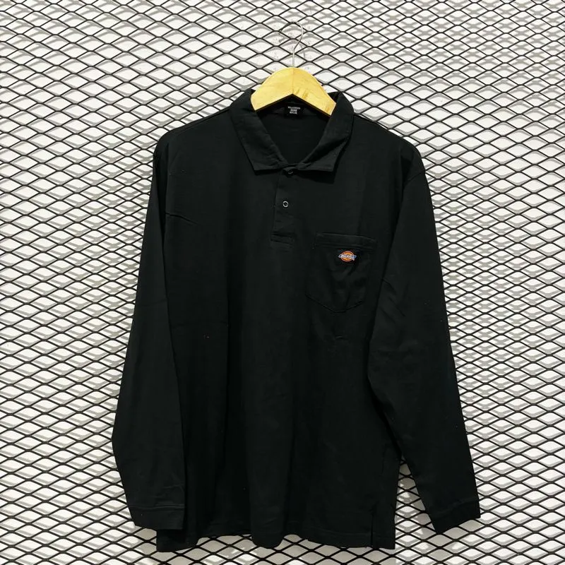 kaos kerah pria lengan panjang dickies second original photo 1