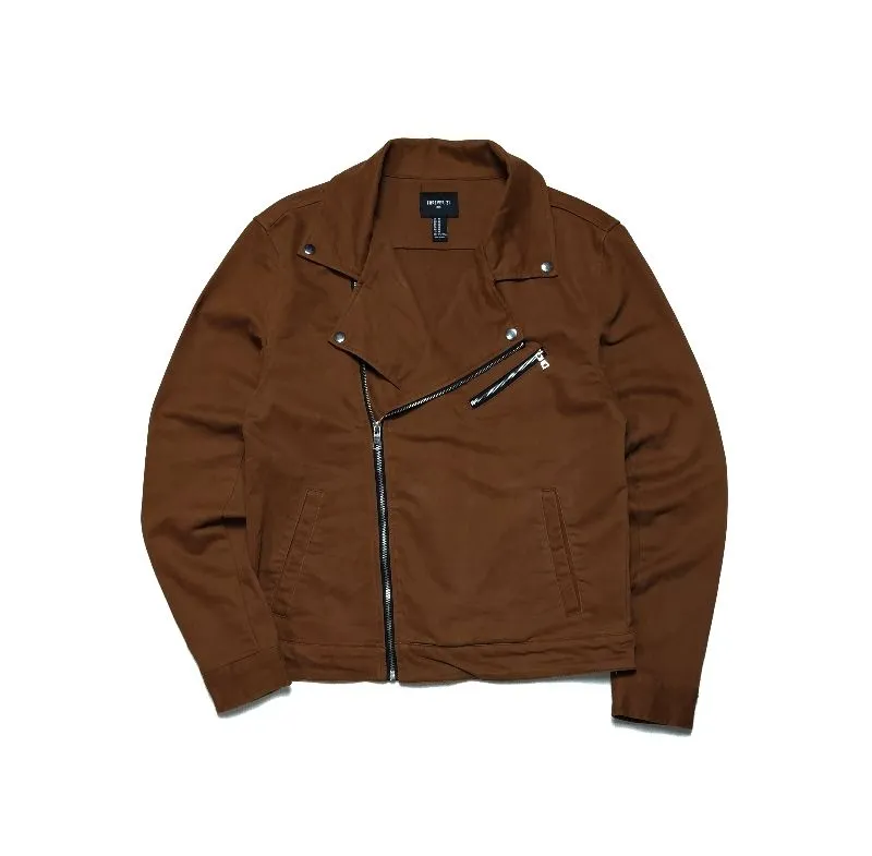 Forever 21 Men Brown Suede Bikers Jacket photo 1
