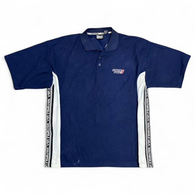 Y2K Southpole spellout polo shirt photo 1