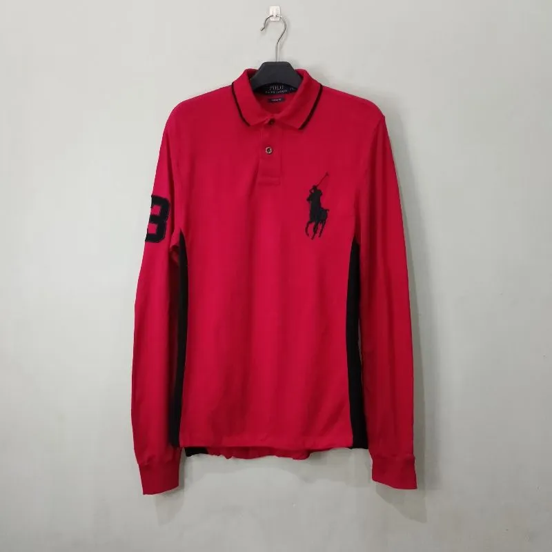 Polo Ralph Lauren Casual Polo shirt Pria red photo 1