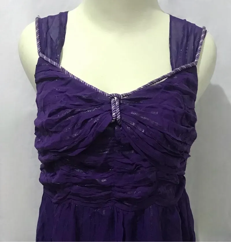 Dress Wanita Ungu Thrift Cantik Elegant Remaja Dewasa photo 1