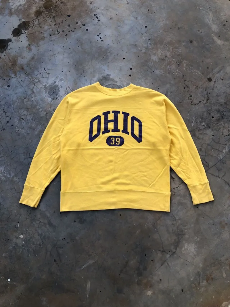 OHIO Big Logo Route 39 Rag Machine Sweatshirt Crewneck Japan photo 1