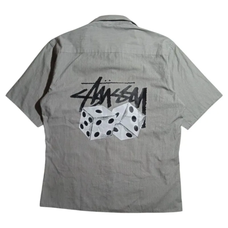 Japanese brand Reworked Casual shirt Pria gray photo 1