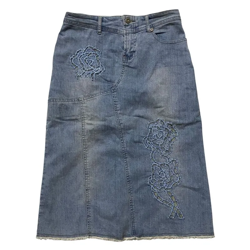 Blossom Denim Skirt photo 1