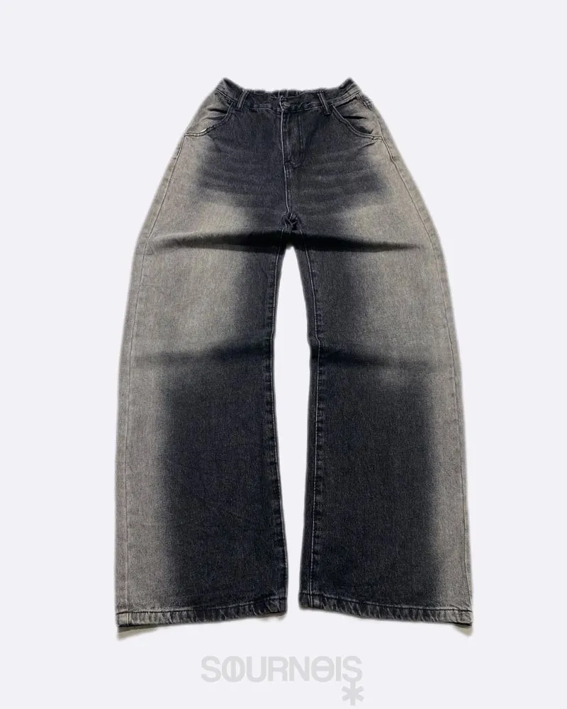 Baggy jeans blackwash pattern photo 1