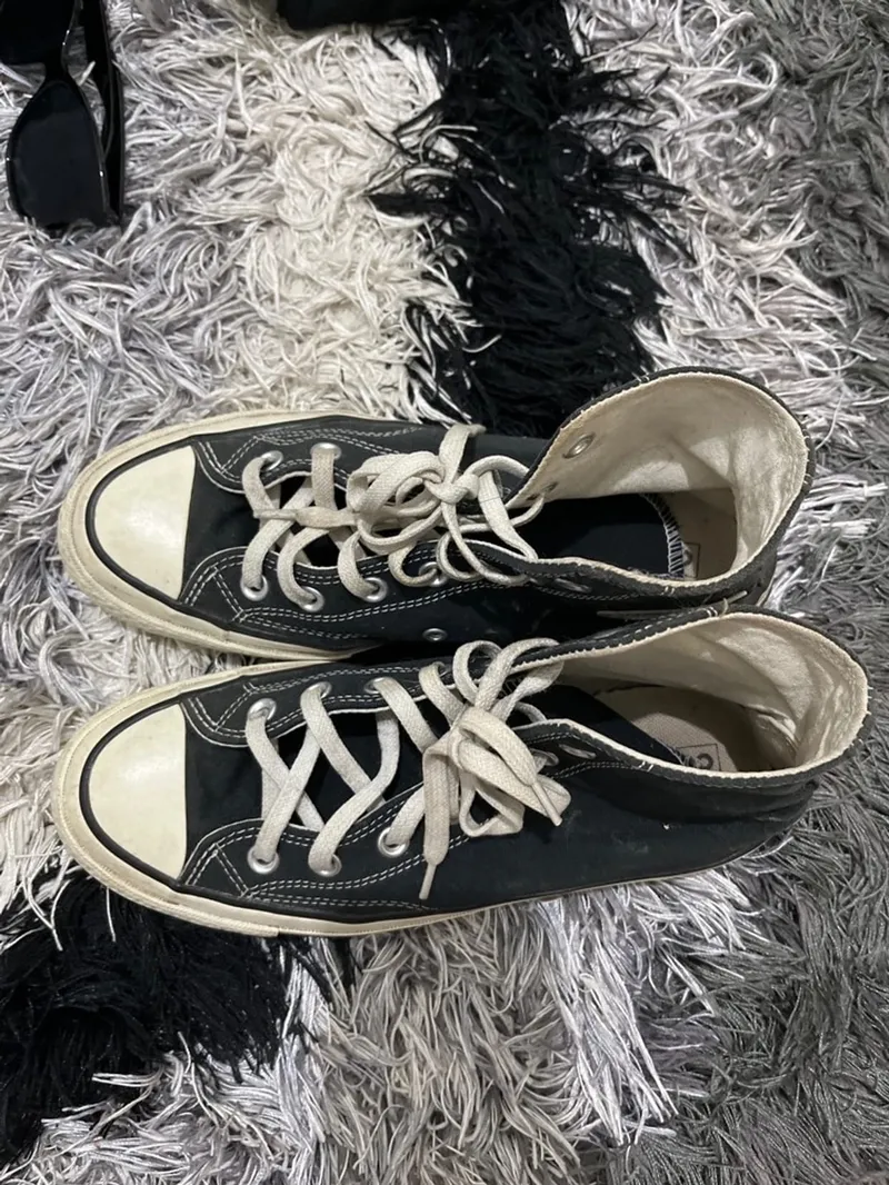 Converse Casual Sneakers Pria white black photo 1