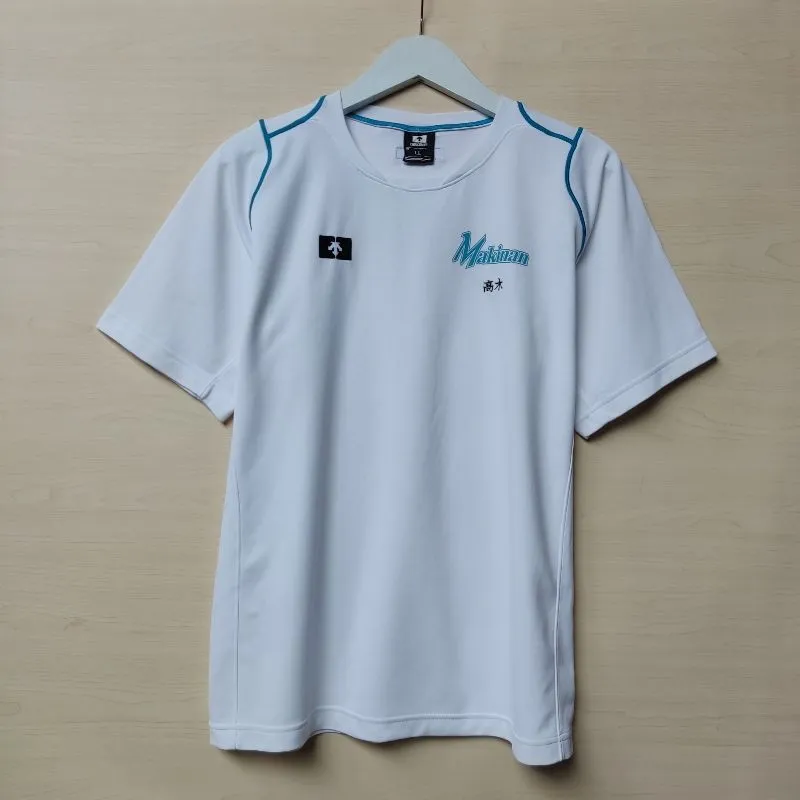 Kaos Jersey Sport DESCENTE Dry Fit colour white Size L photo 1