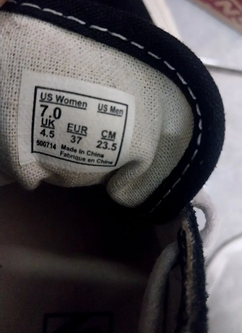 Vans Asli Vans Original Tag Sepatu Vans Old Skoll Preloved