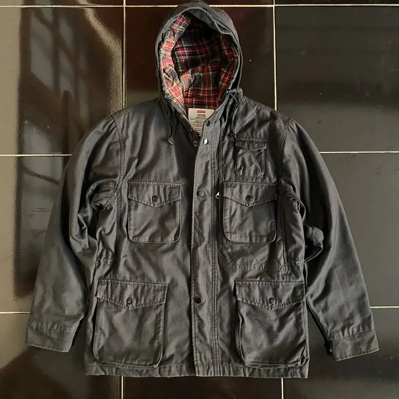 2008AW SUPREME HOODED FIELD JACKET - Preloved