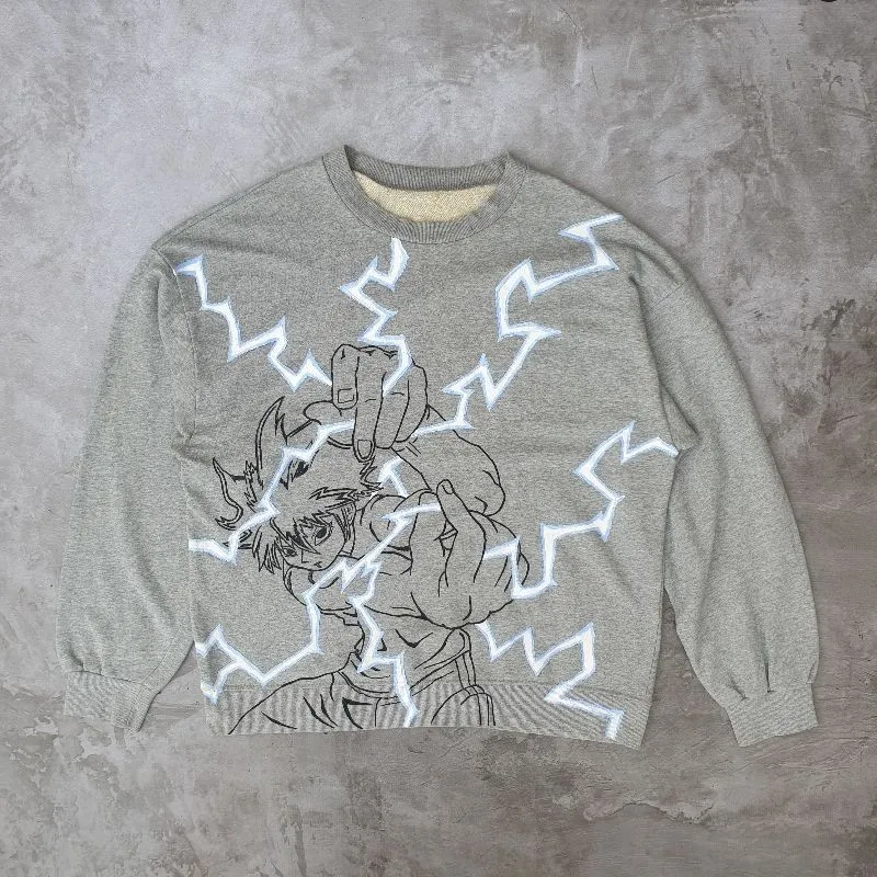 1on1 KILLUA ZOLDYK Handmade Painted Crewneck photo 1