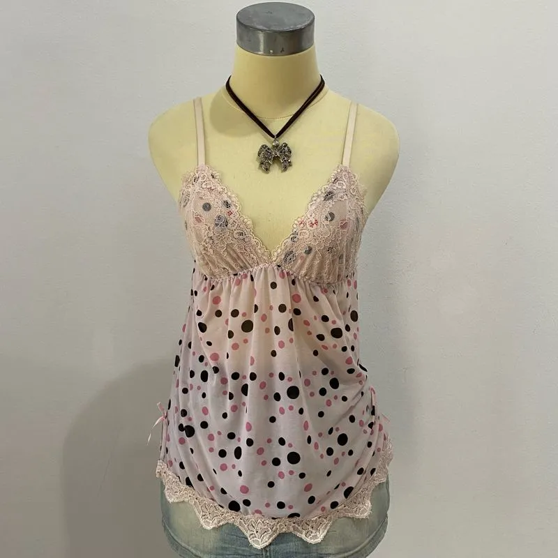 Polkadot Lace Tanktop photo 1