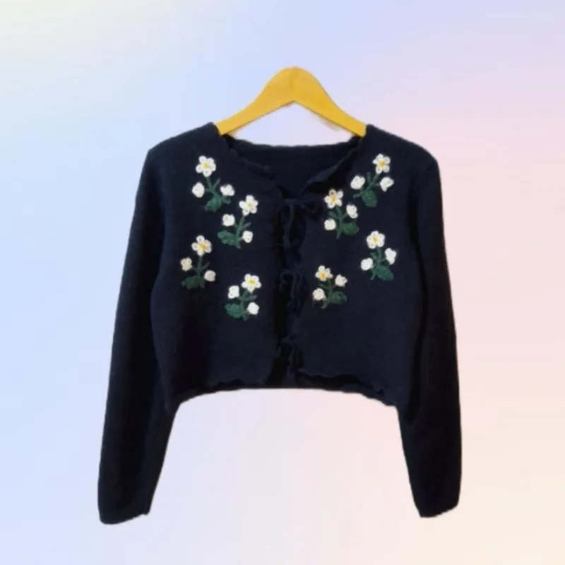 Coquette Cardigan Wanita navy photo 1