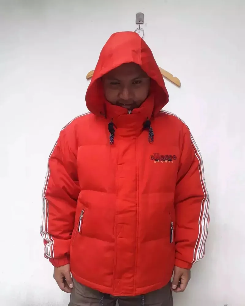 Ski Jacket Ellesse Red Jacket Vintage Ellesse Ski Jacket With