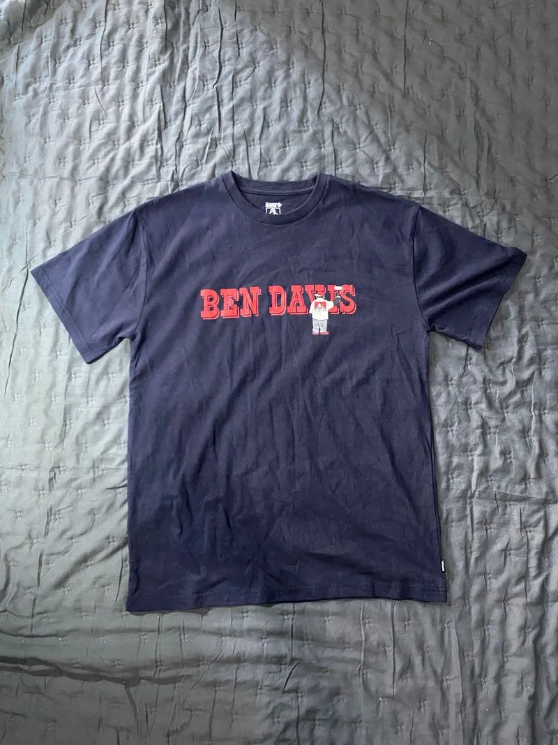 Ben Davis Streetwear Casual T-shirt Pria black photo 1