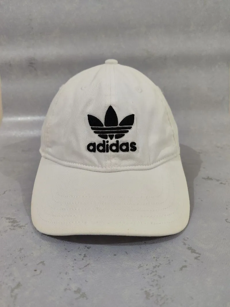 caps adidas trifoil big logo white topi adidas trifoil photo 1