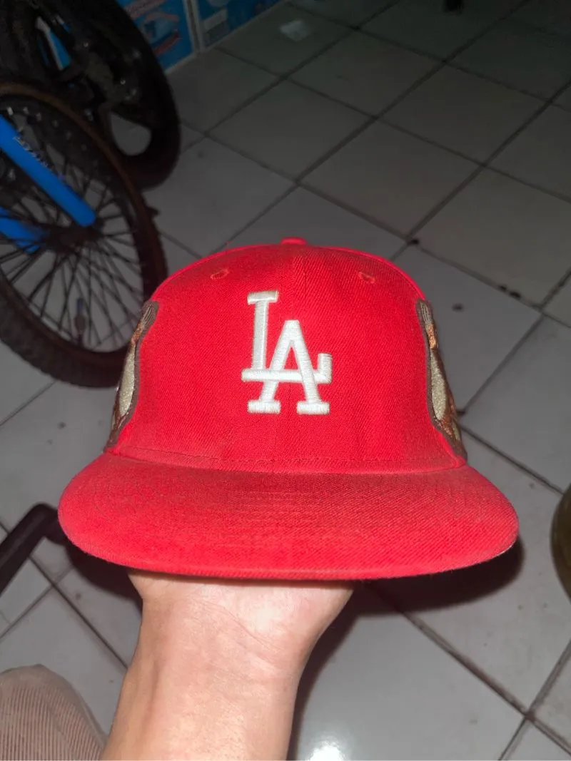 Fitted Cap MLB x Jon Stan, LA Red photo 1