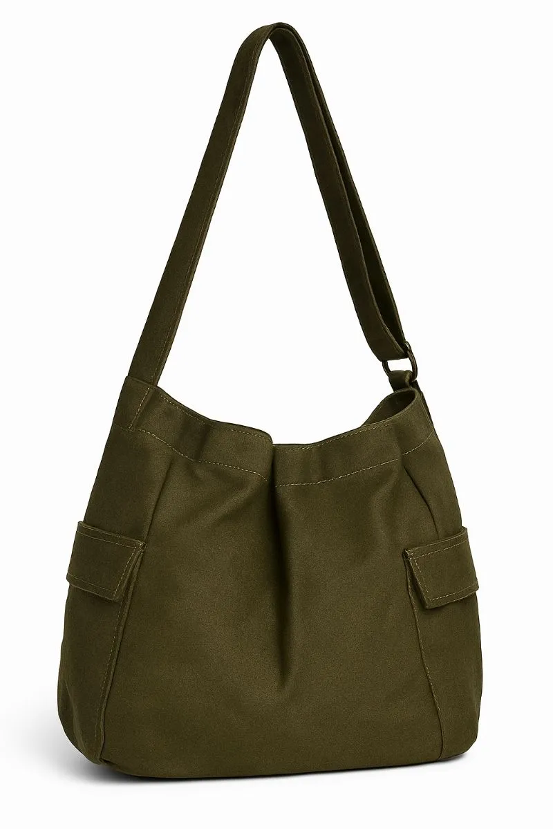 Y2K Casual Bag Pria green photo 1