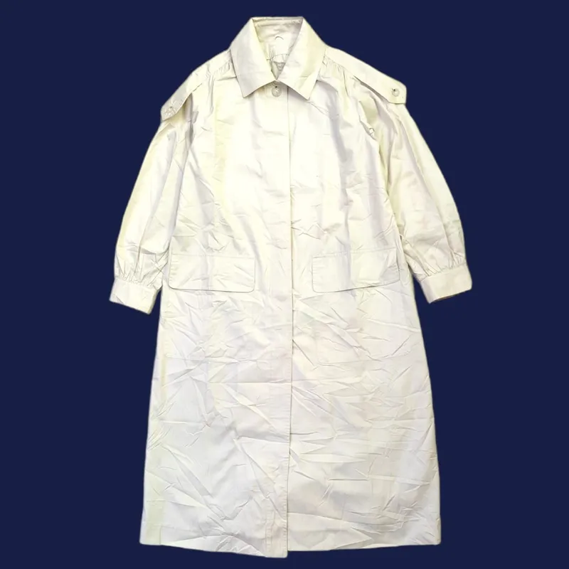 Yves Saint Laurent YSL Luxury Trench coat Wanita cream photo 1