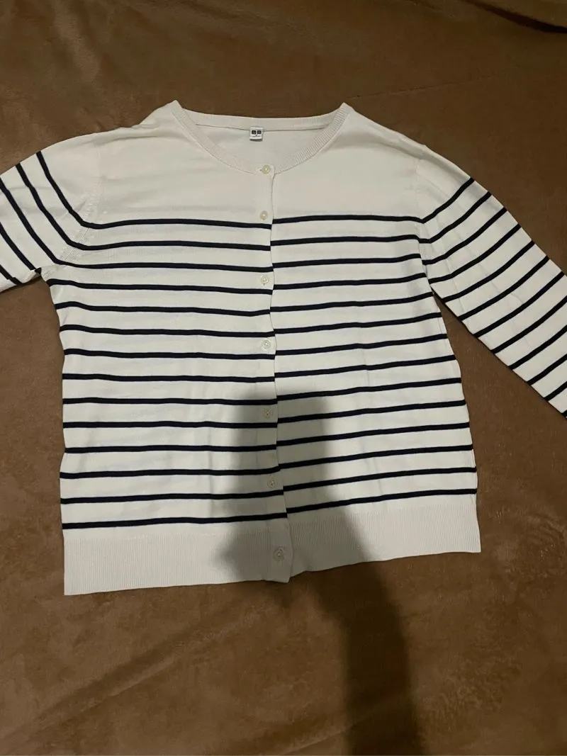 Cardigan Uniqlo, blackwhite photo 1