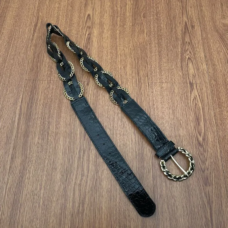 Circle chain shining belt photo 1