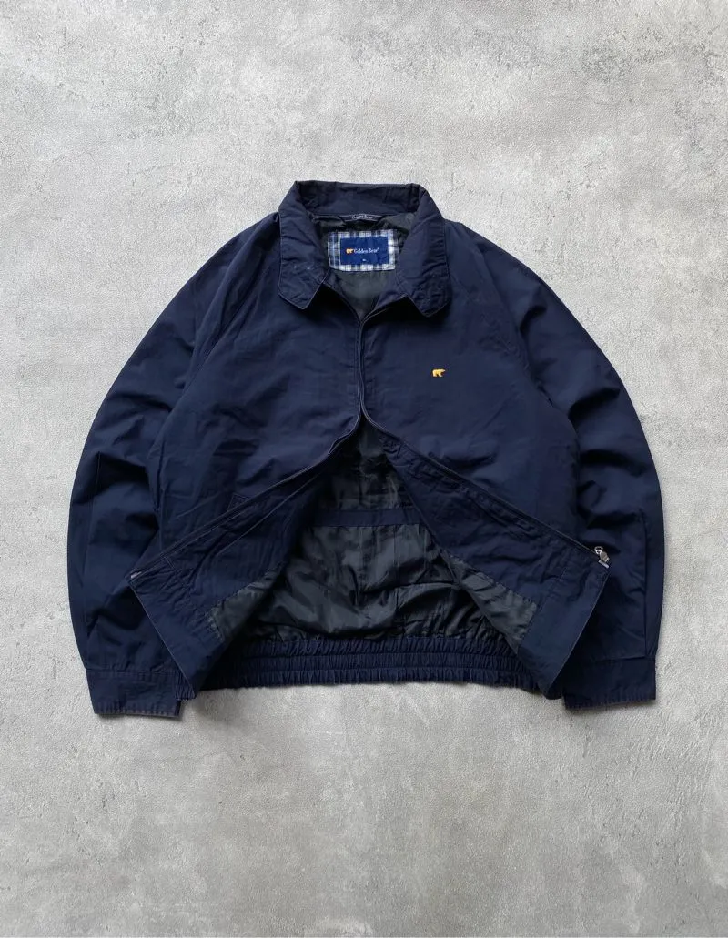 Vintage Golden Bear Navy Harrington Work Jacket