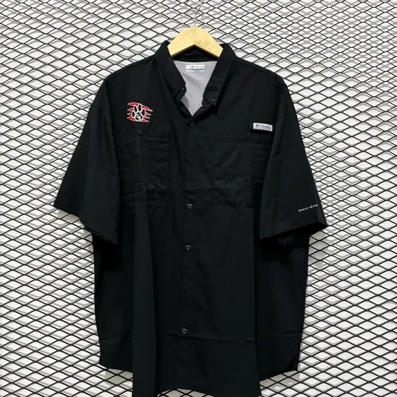 kemeja kerah pria lengan pendek columbia second original photo 1