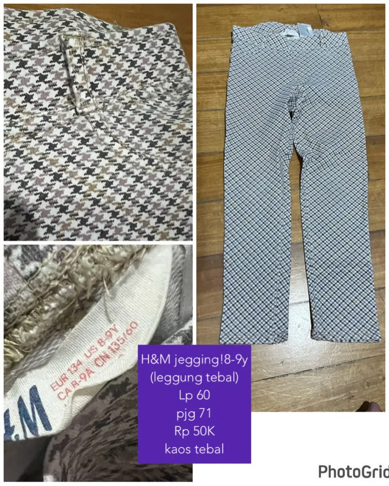 H&M Casual Legging Kids cream brown photo 1