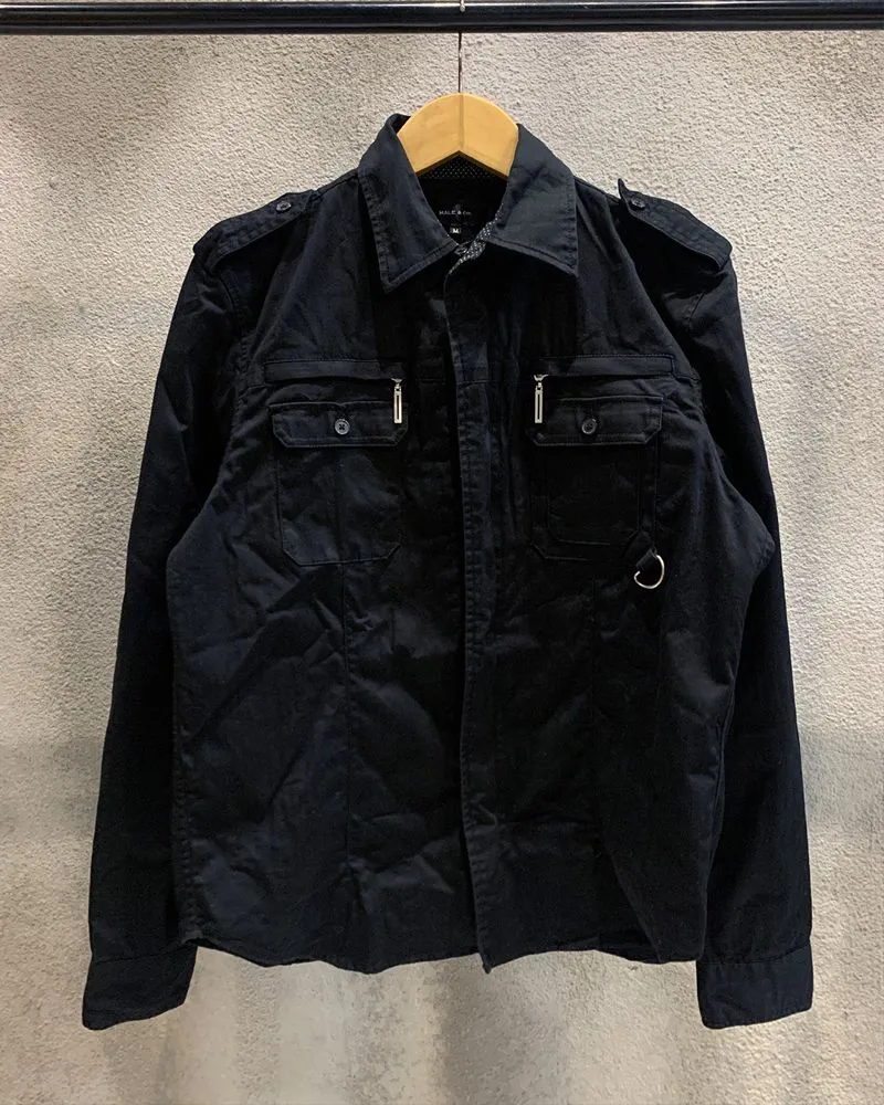 Male & Co Double Zipper Boxy Work Jacket photo 1