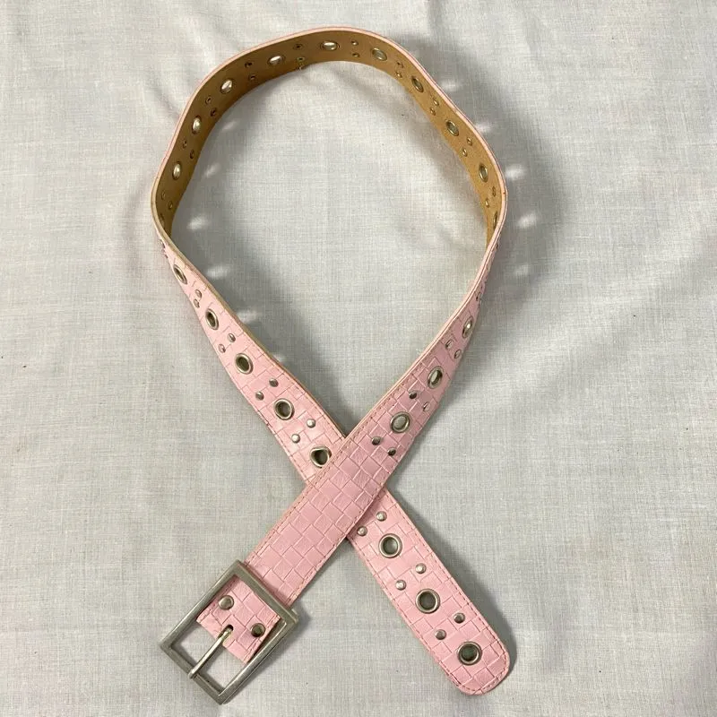 Japanese brand croco pink belt photo 1