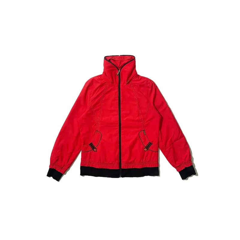 Streetwear Casual Windbreaker Wanita red photo 1