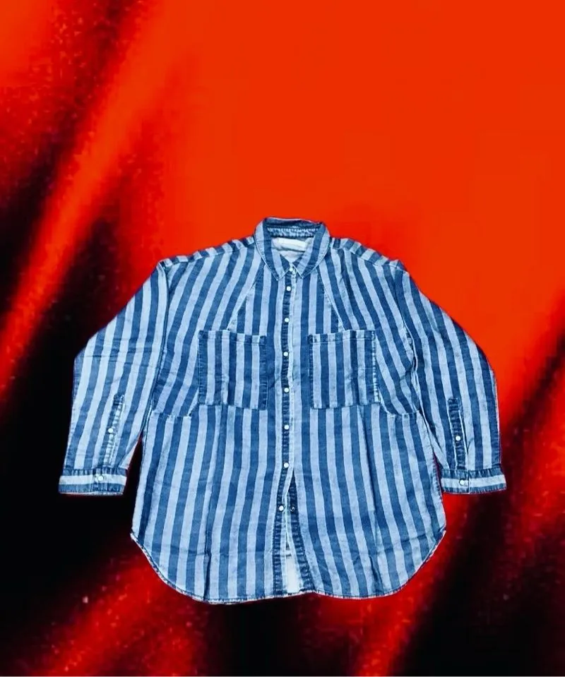 long sleeve stripe shirt photo 1