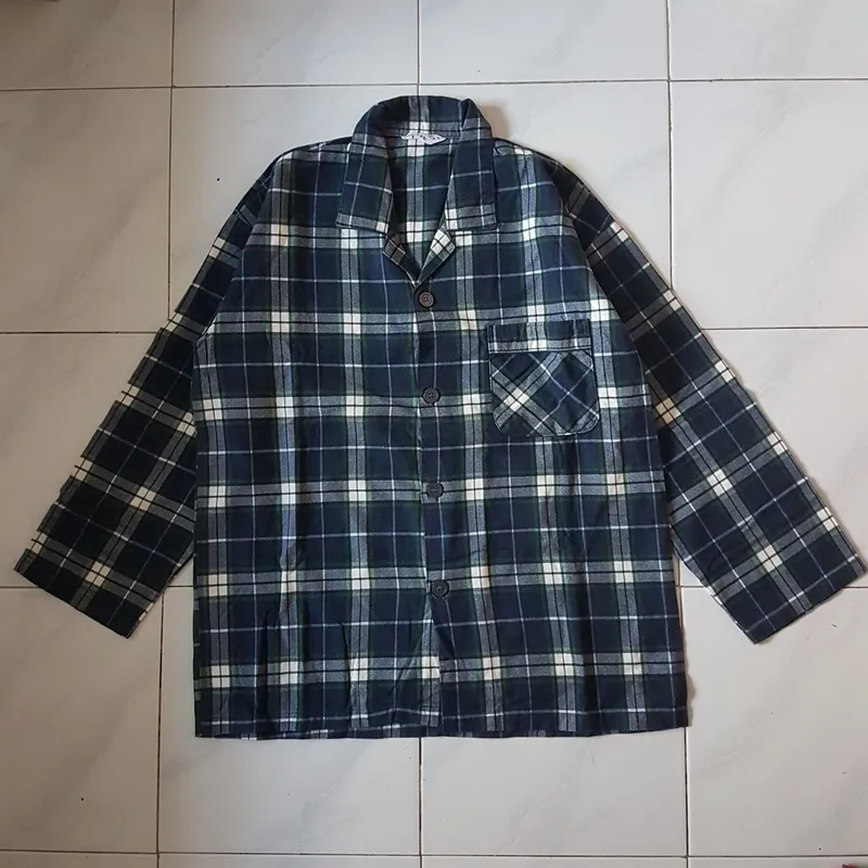 G-HOUSE Man Plaid Shirt Super gud photo 1