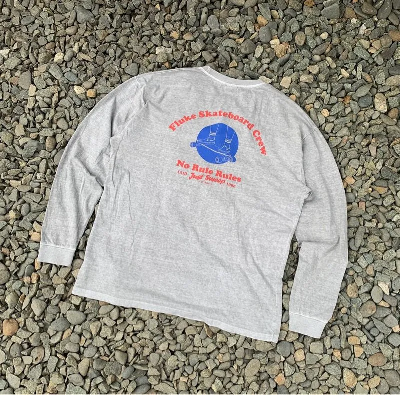 Fluke - No rule pigment | Long sleeve T-shirt grey photo 1