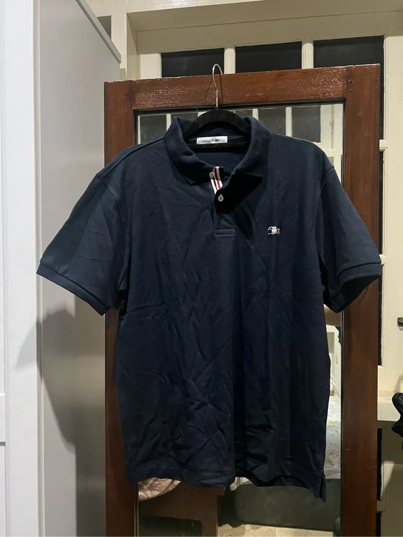 Lacoste Navy Polo Top photo 1