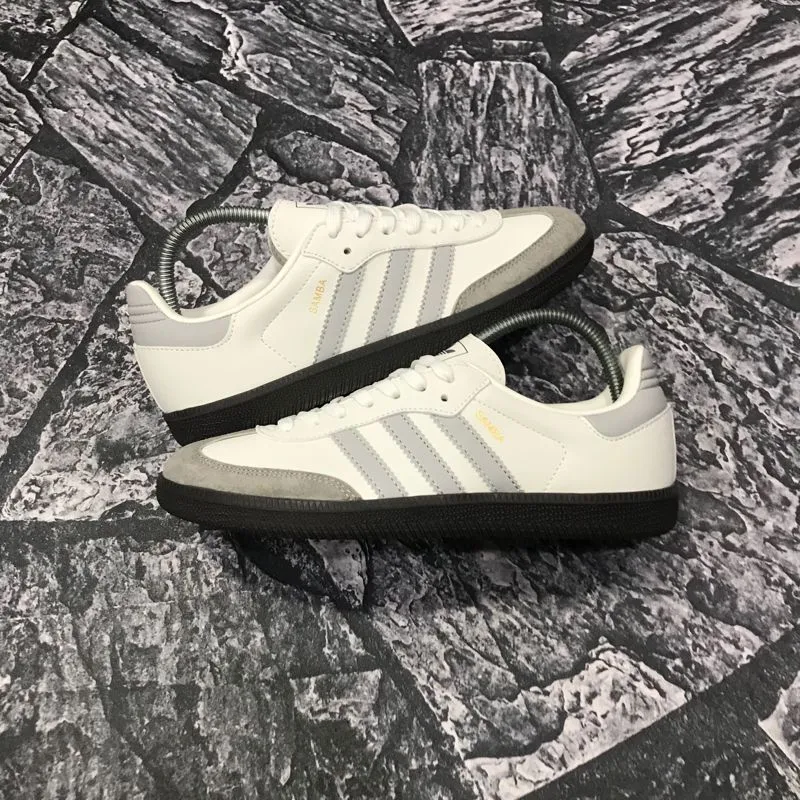 ADIDAS SAMBA WHITE GREY photo 1